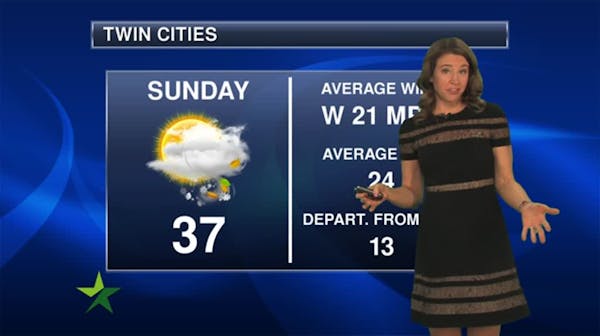 Evening forecast: Low of 26; more clouds roll in ahead of warmer Sunday