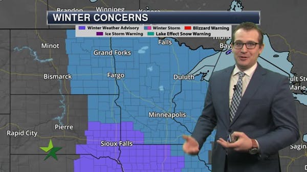 Morning forecast: Cold, high 4 above; snow flies Friday