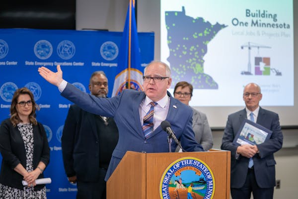 Minnesota Gov.Tim Walz unveiled Wednesday his final bonding packages of $2.028 for his Local Jobs and Projects plan. The announcement was at the Depar