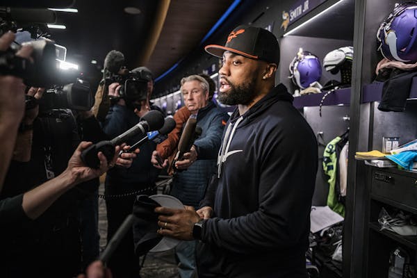 Defensive end Everson Griffen and his Vikings teammates cleaned out their lockers on Sunday at TCO Performance Center in Eagan.