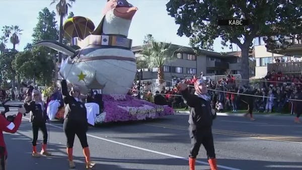 131st Rose Parade marches under sunny skies