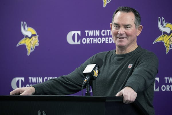 Mike Zimmer held a season-ending press briefing Monday morning at TCO Performance Center in Eagan
