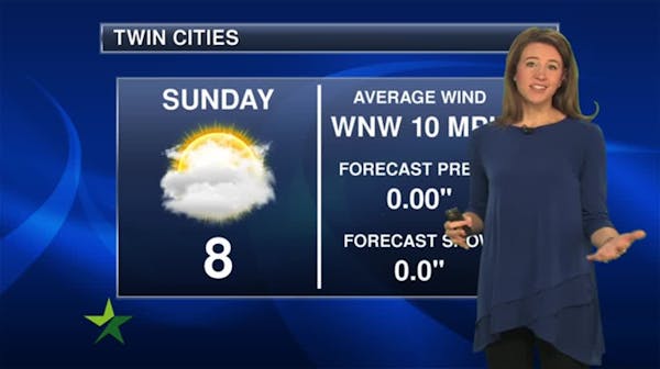 Evening forecast: Low of 1 below; breezy through the night and bitterly cold morning