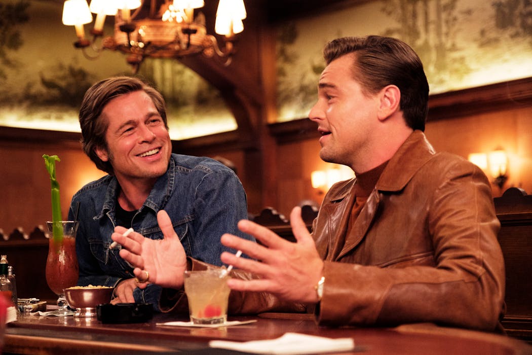Brad Pitt and Leonardo DiCaprio in 