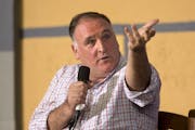 Chef Jose Andres answered questions during a panel discussion at an event on entrepreneurship at La Cerveceria, in Havana, Cuba.