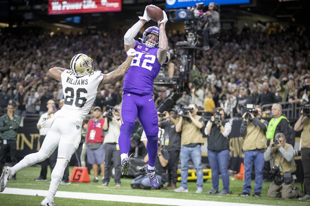 Vikings upset Saints in overtime in NFC wild-card playoff game