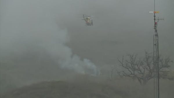 Fog grounded choppers at time of Bryant crash