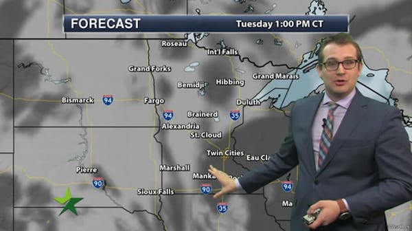 Afternoon forecast: Getting cloudy but warmer; high 22