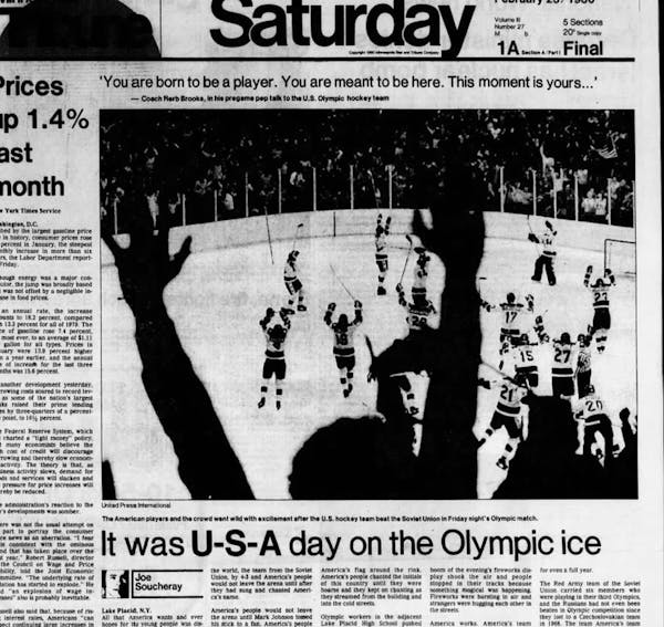What we said: How the Minneapolis Tribune covered the Miracle on Ice