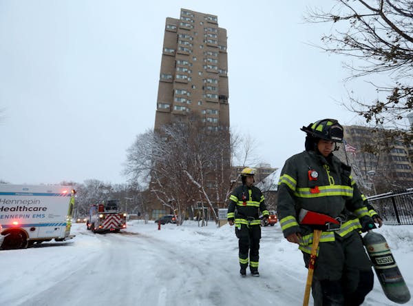 Residents of a south Minneapolis high rise were evacuated early Wednesday after a fire broke out on the 14th floor of the building, killing five peopl