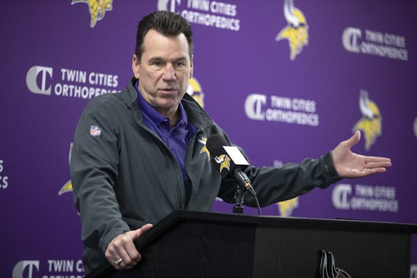 Gary Kubiak during a news conference on Tuesday.