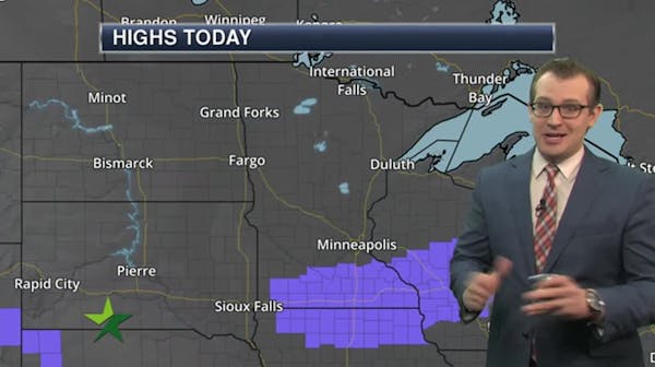 Morning forecast: Cloudy, wintry mix to the south, high 34