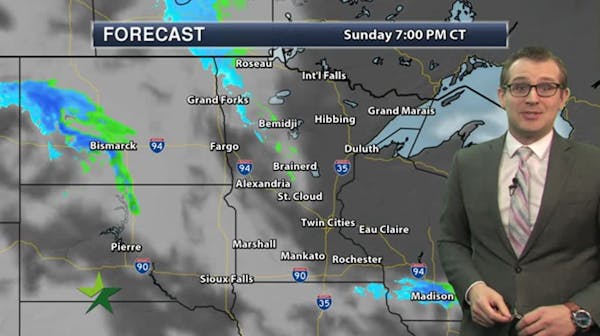 Evening forecast: Mostly cloudy, low 20