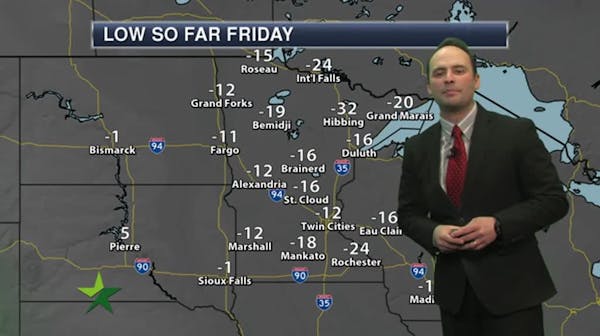 Evening forecast: Low of 13; breezy with temps on the rise