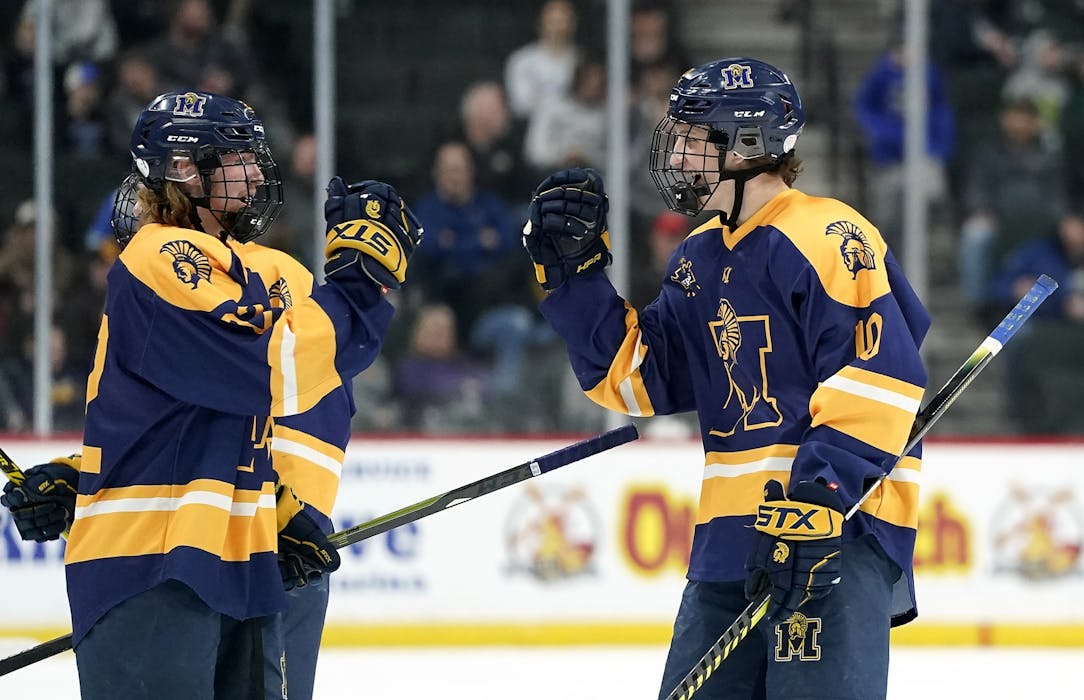 Mahtomedi ousts No. 1 seed Warroad to reach first 1A title game