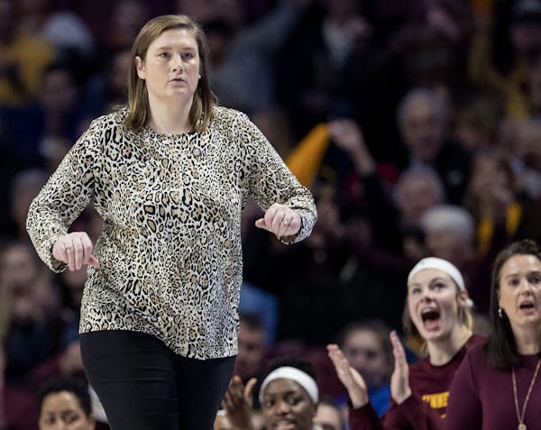 Lindsay Whalen is 36-21 since taking over as Gophers coach.