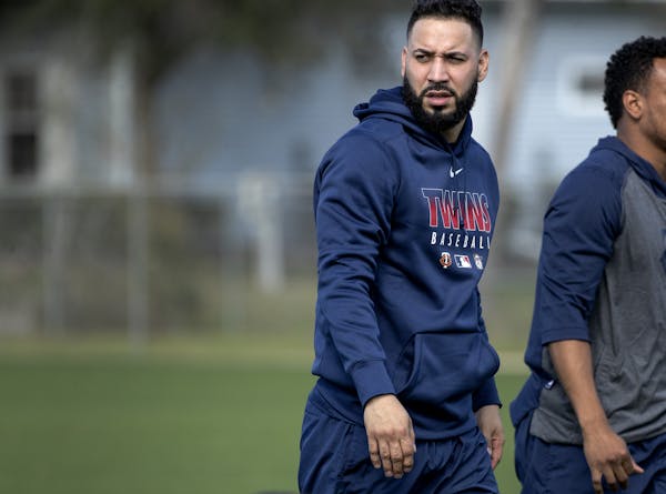 Marwin Gonzalez during a workout in early February at Twins spring training in Fort Myers, Fla.