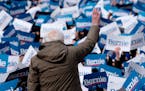 FILE -- Sen. Bernie Sanders (I-Vt.), a candidate for the Democratic presidential nomination, during a campaign rally in Boston, Feb. 29, 2020. No legi