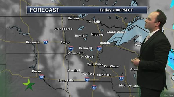 Evening forecast: Low of 17; get ready for a weekend warm-up