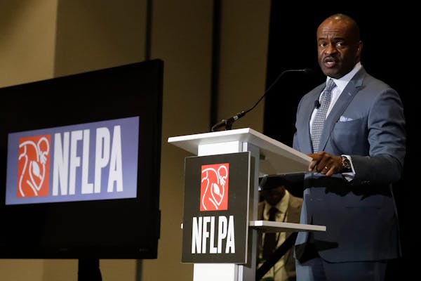 NFL Players Association Executive Director DeMaurice Smith spoke in the leadup to the Super Bowl on Jan. 30 in Miami Beach, Fla.