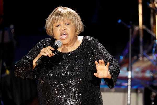 Mavis Staples, shown at 2019's Americana Honors & Awards in Nashville, has been singing uplifting songs going back to the Staple Singers' 1960s anthem