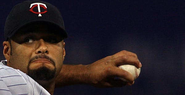 Twins lefthander Johan Santana won two American League Cy Young Awards in 2004 and 2006. He pitched his last truly masterful game for the Twins in Aug
