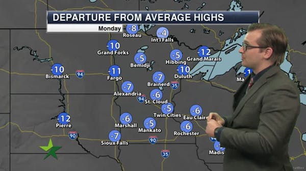 Afternoon forecast: Partly cloudy, high 61; rain Tuesday