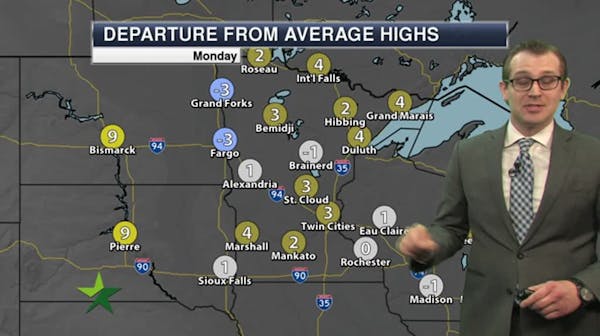Afternoon forecast: Mostly cloudy, high 47