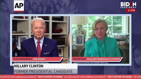 Hillary Clinton endorses Joe Biden for president