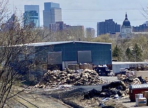 The consequences of a fire Saturday night at a Minneapolis paper recycler were evident the next day. So was the smell of smoke.