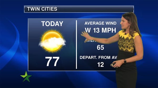 Afternoon forecast: 77, windy; 'red flag' fire warnings
