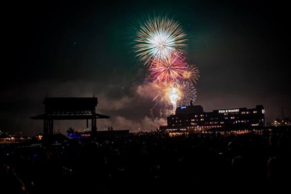 Last year's July 4th fireworks show at Bayfront Festival Park in Duluth drew thousands of revelers. The city moved the show to Labor Day this year out