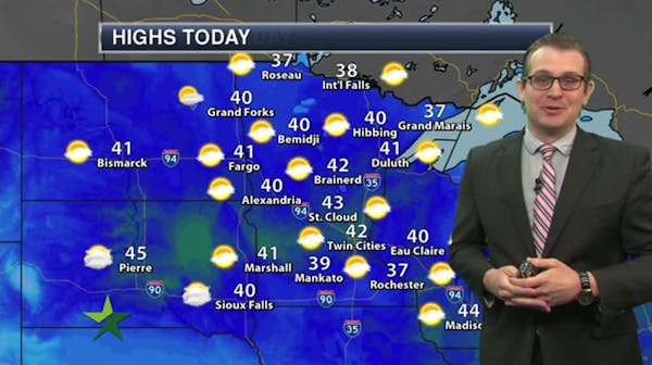 Morning forecast: Another cold but sunny start, high 42