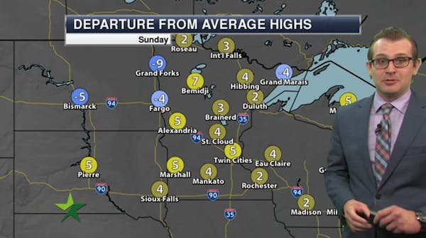 Afternoon forecast: Mostly sunny, high 57