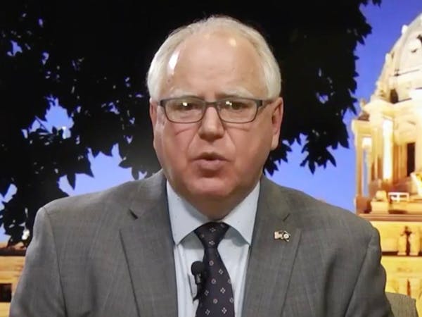 Gov. Tim Walz announced changes in Minnesota's stay-at-home restrictions in an address on Wednesday night.