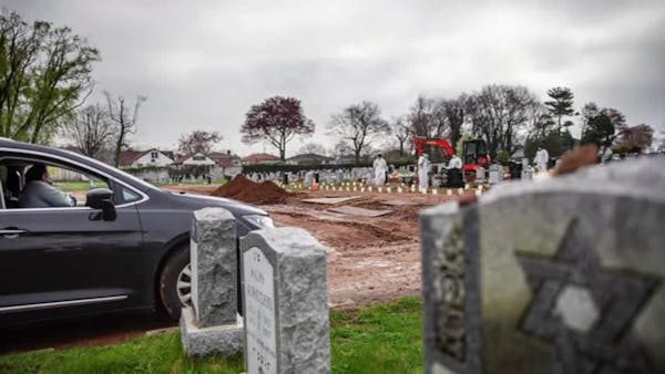 Cemetery races to keep up as New York deaths mount