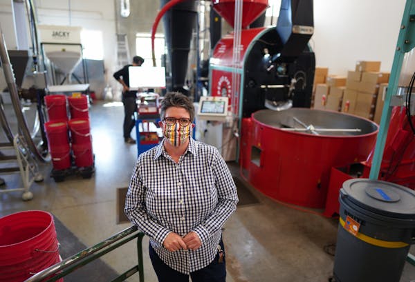 CEO Lee Wallace and Peace Coffee had acquired a new $375,000 roaster just in time to handle a surge in sales as consumers rushed to stores to stock up