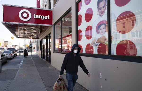 Target sales have increased during the last month. Pictured is a store in Brooklyn.