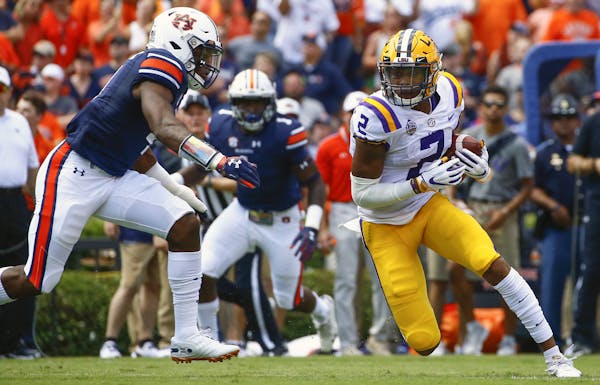 Lightly regarded out of high school, wide receiver Justin Jefferson developed into a star in three seasons at LSU.