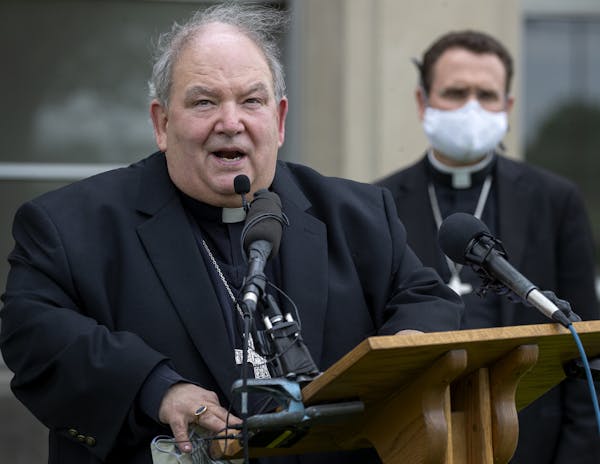Catholic Archbishop Bernard Hebda said at a news conference Thursday in St. Paul that churches can be reopened safely.