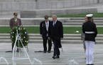Trump joins World War II vets at V-E Day ceremony