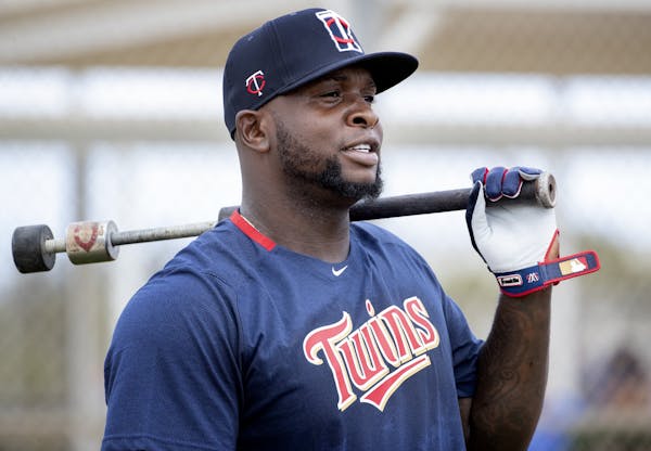Miguel Sano during spring training in Fort Myers, Fla., on Feb. 16.