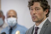 Minneapolis Mayor Jacob Frey, shown at a May news conference, has tried to reach out after George Floyd’s death.