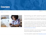 The state economic development agency will pay for Minnesotans to take online courses via the Coursera platform, shown here.