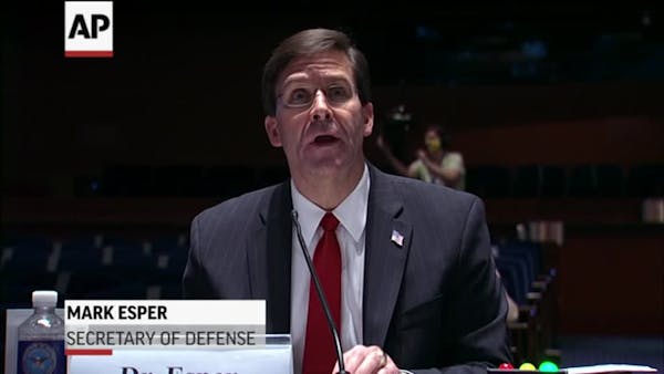 Esper defends using National Guard during protests