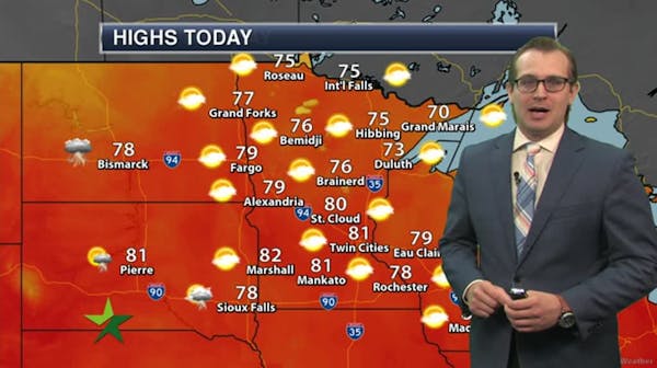 Morning forecast: Sunny with a high of 81