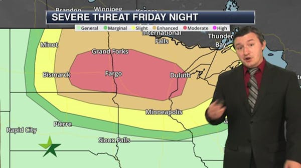 Evening forecast: Low of 78, with storms, some severe, possible overnight