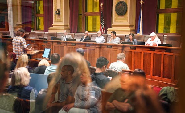 The Minneapolis City Council in August 2019