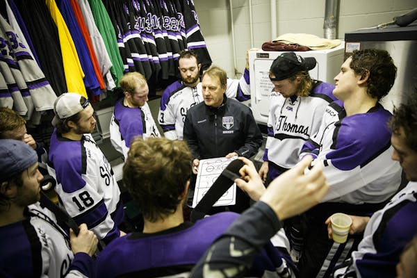 Coach Jeff Boeser and his Tommies men’s hockey team have been a Division III power.