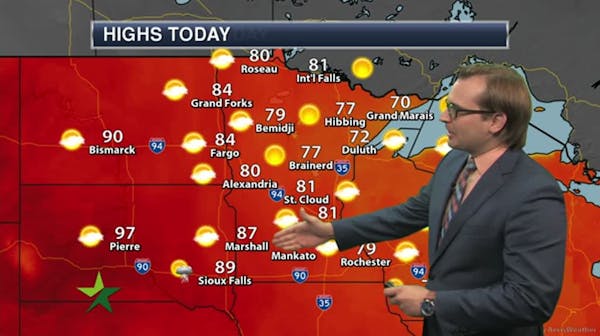 Afternoon forecast: 81, lots of sun, more heat on the way